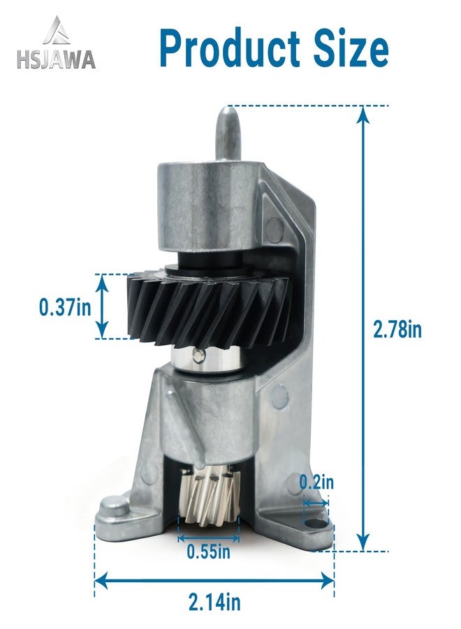 HSJAWA WP240309-2 Mixer Worm Gear and Bracket 240309-2 Worm Drive Gear & Bracket Kit Fits for Whirlpool Kitchen Aid Replaces 4162101 4169907 4169941 4170007 4176130 949544 AP6007401 PS11740516 EAP11740516 - Image 2